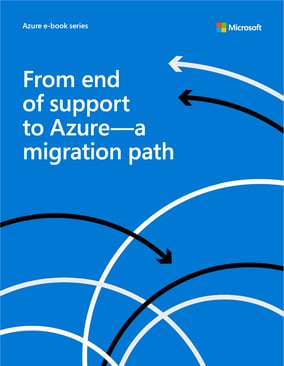 from end of support to azure a path cover page