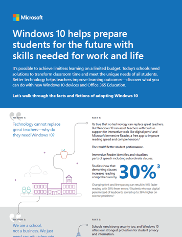 windows 10 prepares students