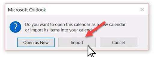 Calendar Import 3
