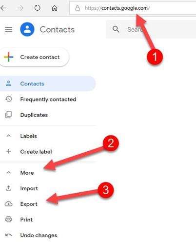 Contacts Migration 1