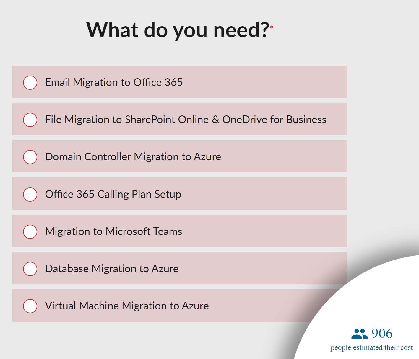 Email Migration Calculator