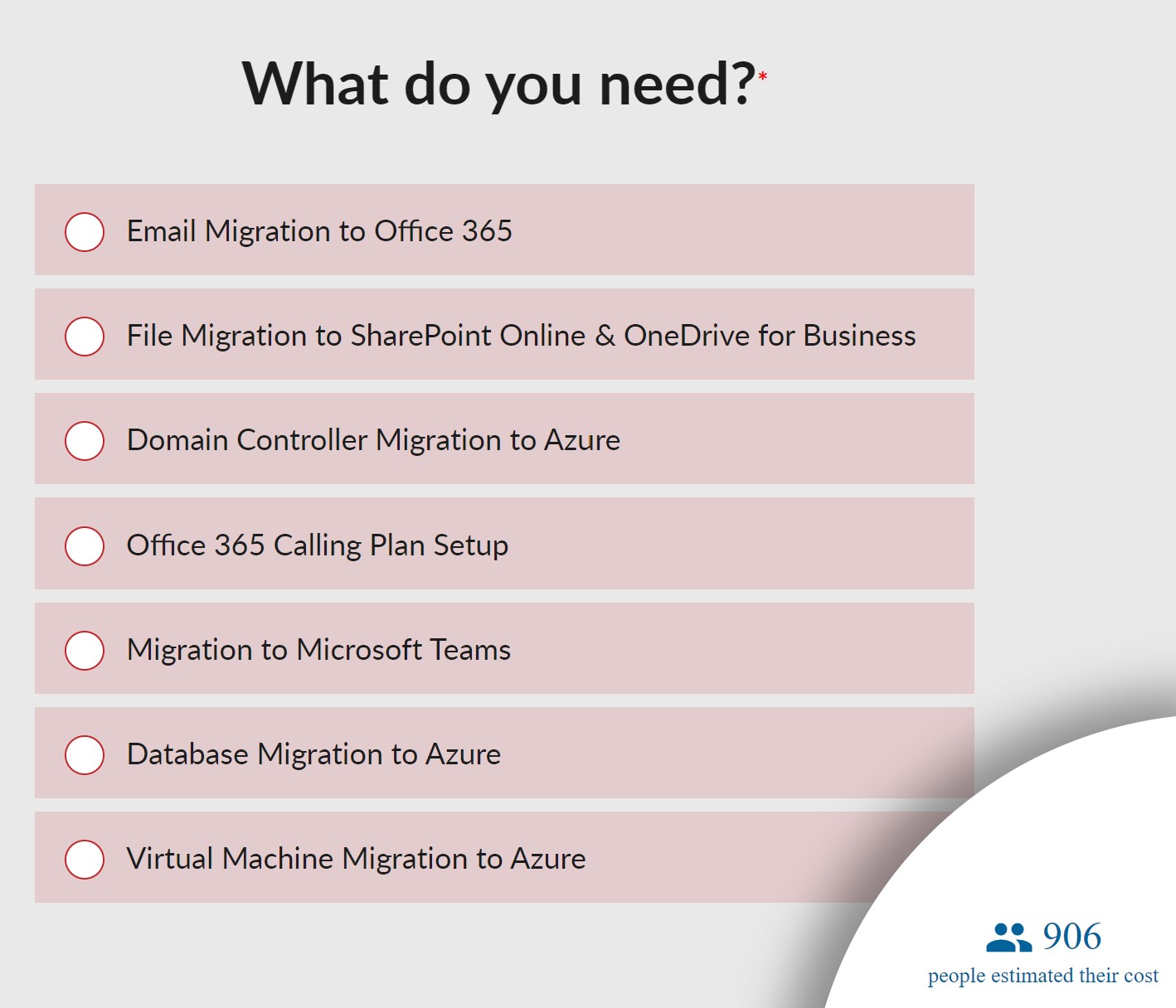Email Migration Calculator