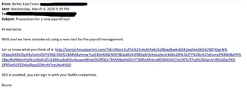 Inkedattack Simulator Phishing 이메일 예제 마이너스 이메일