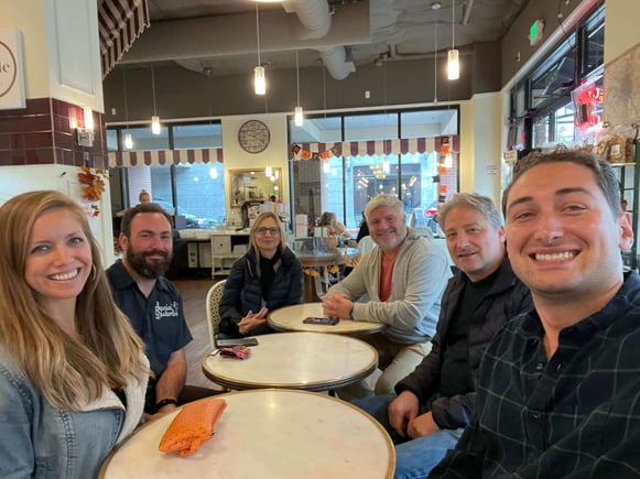 Julia meets the team