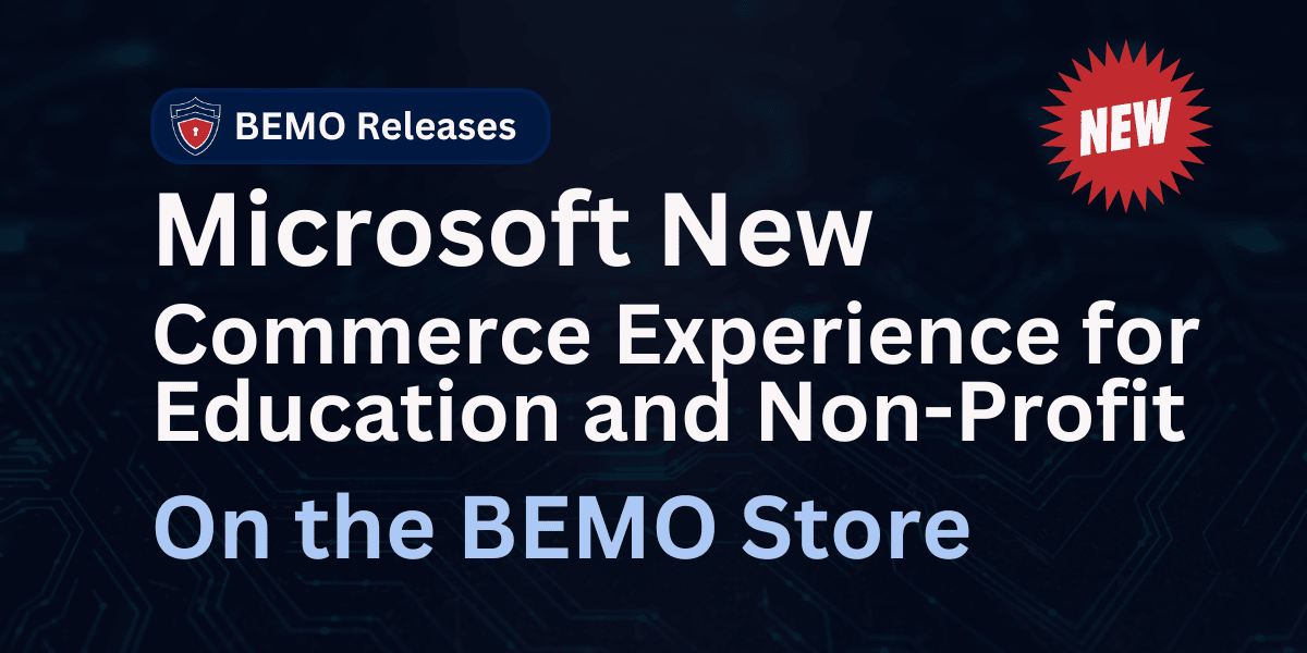 Microsoft Commerce experience for Education and Non-Profit