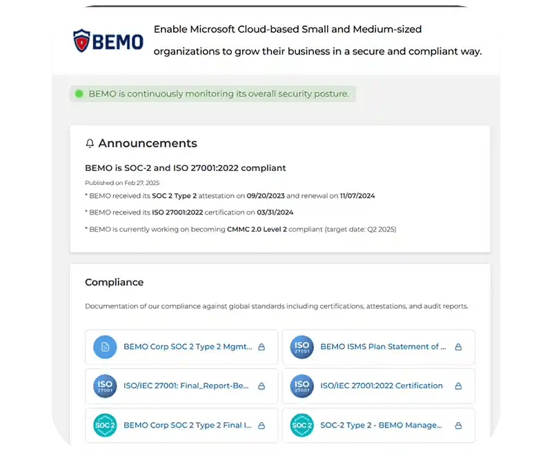 bemo-compliance-trust-page
