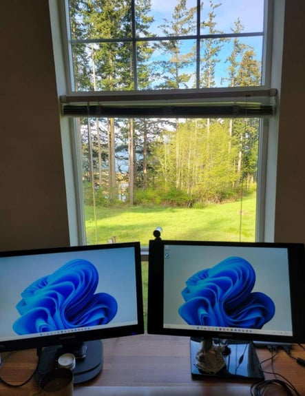 carol desk view
