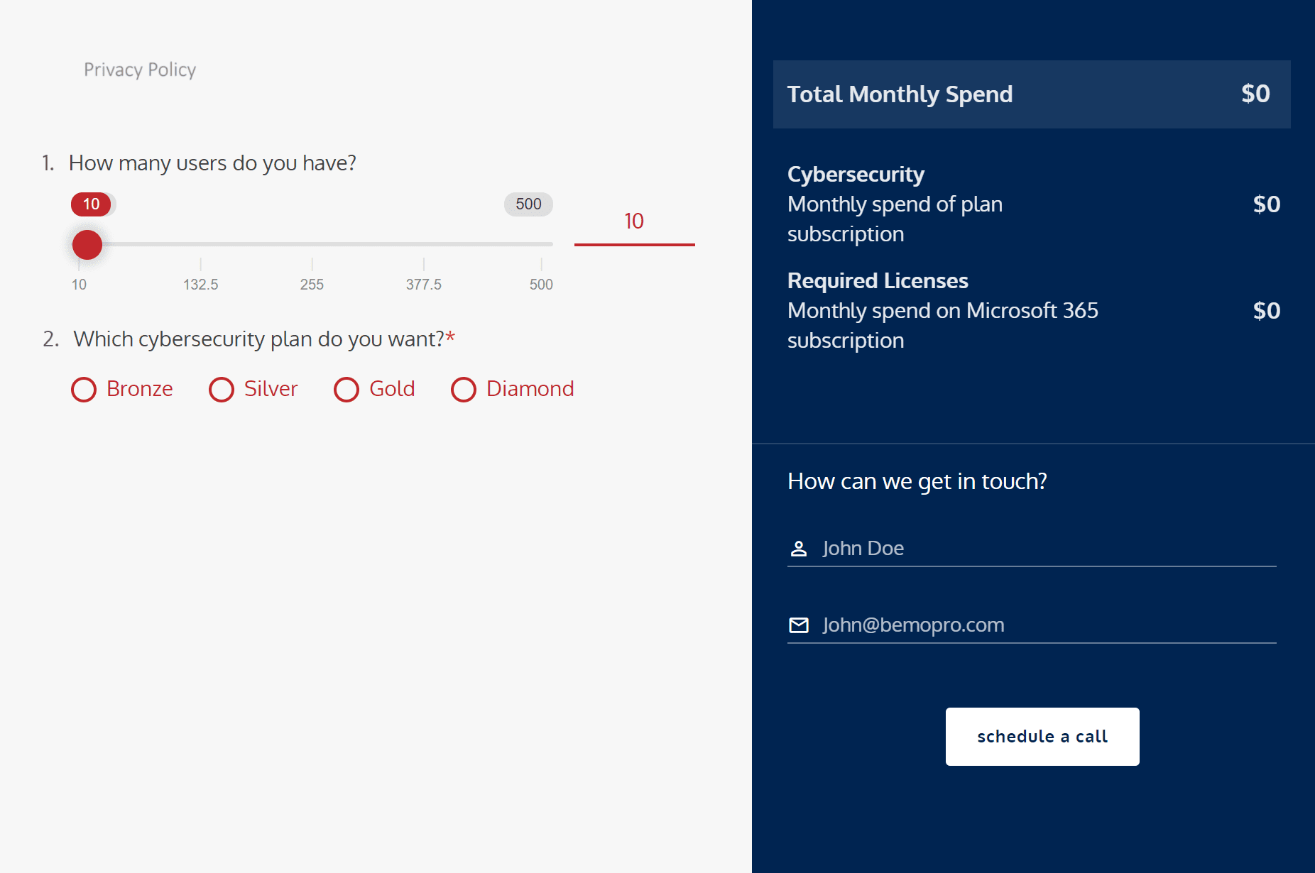 cybersecurity cost