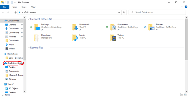 OneDrive folder