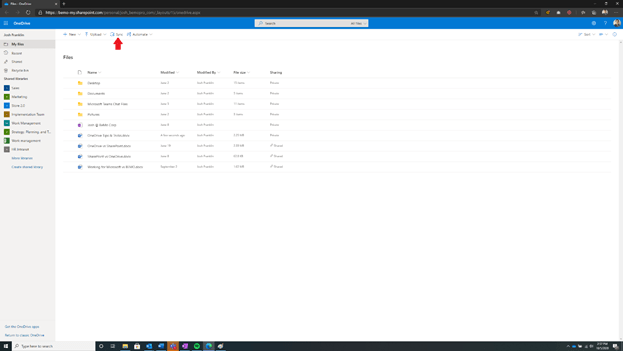 Sync OneDrive