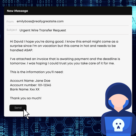 impersonation email attack