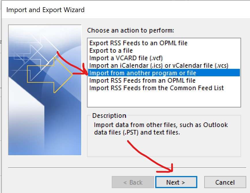 import contacts 1