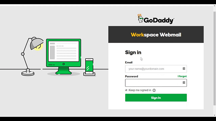 GoDaddy Office 365 -- Access Denied