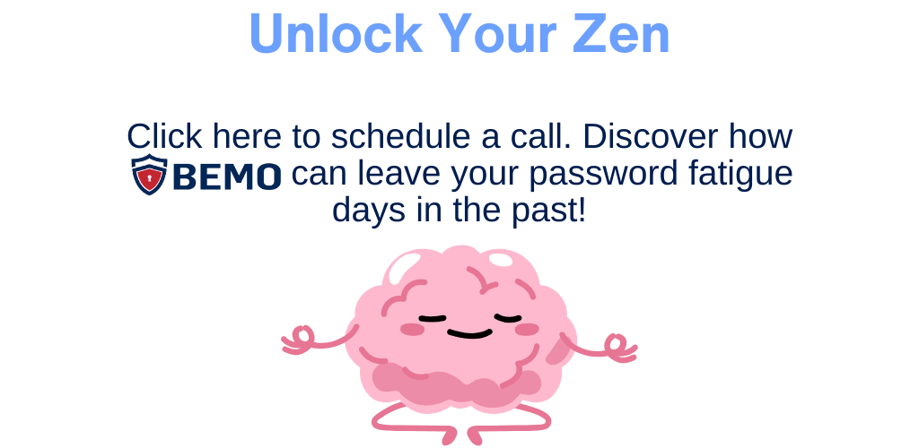 book a call to stop password fatigue