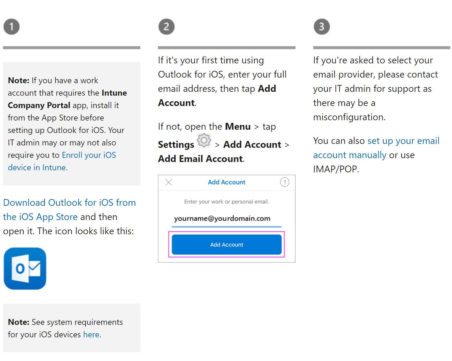 step by step ios