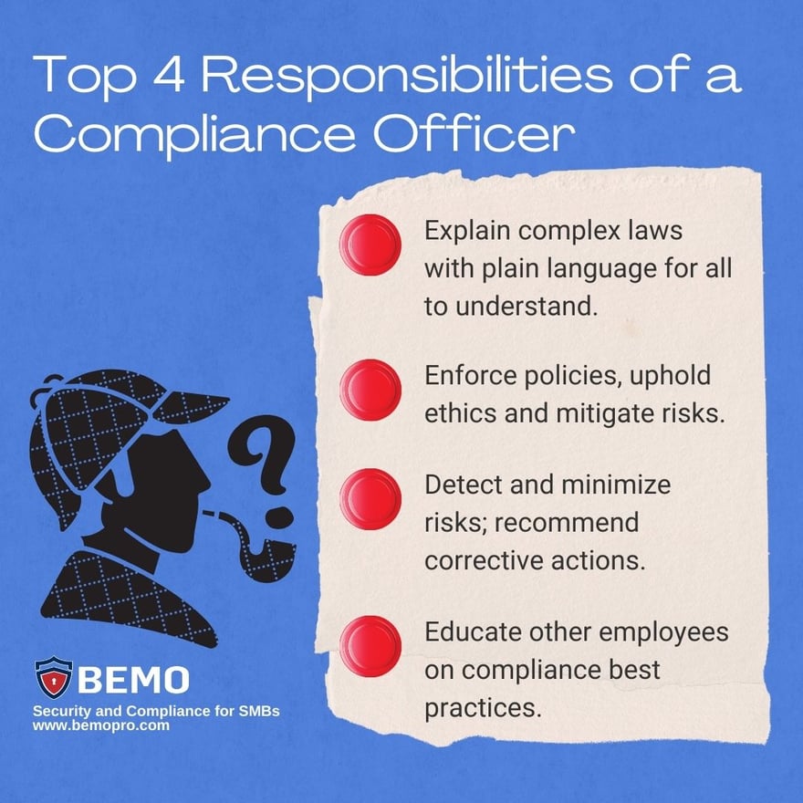 what does a compliance officer do 