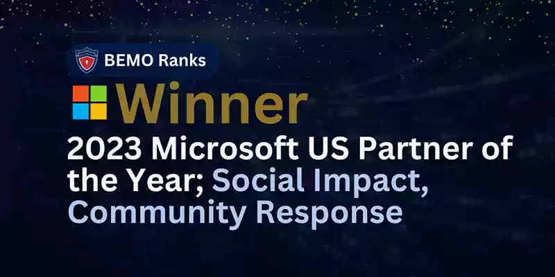 BEMO Wins Microsoft US Partner of the Year 2023