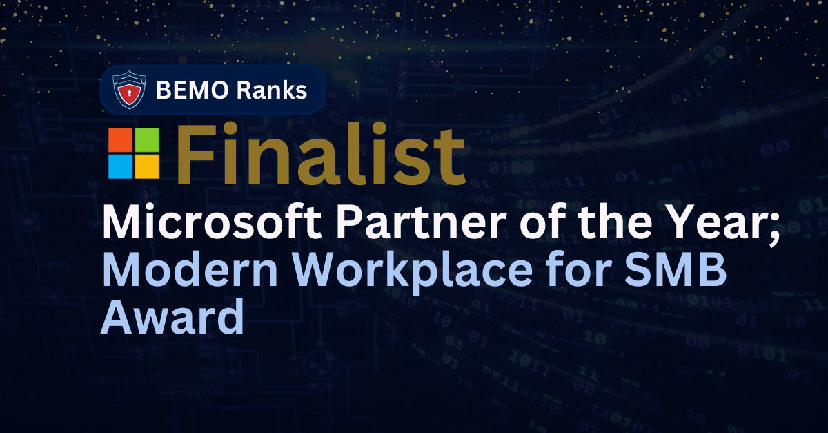 BEMO Named Finalist for Microsoft's 2022 Partner of the Year Awards!
