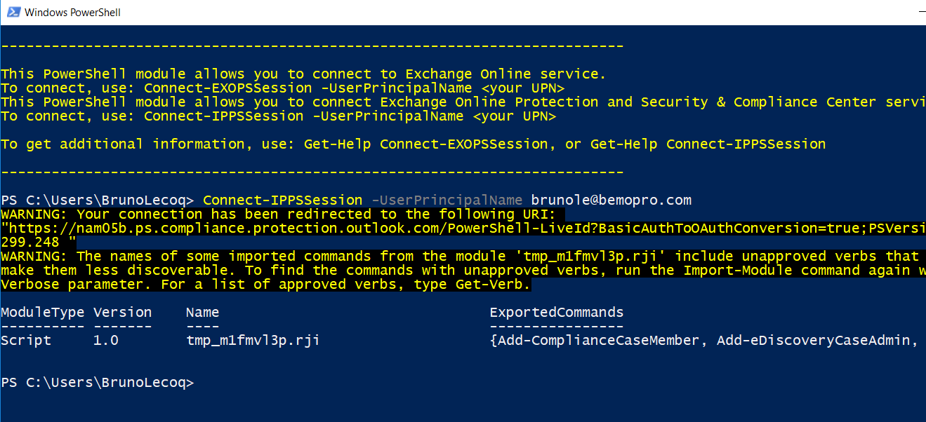 Office Message Encryption Powershell