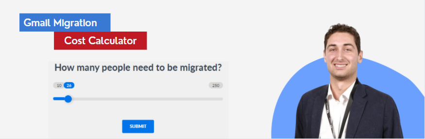 gmail to office 365 migration cost calculator